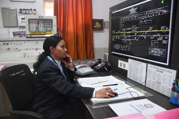 महिलाओं के हाथ सिटी स्टेशन की कमान।