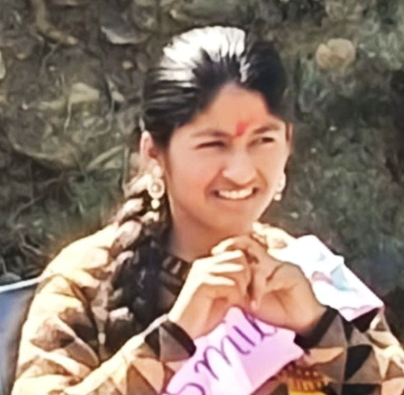 नित्थर स्कूल की सानिया ने पास की छात्रवृत्ति परीक्षा। संवाद