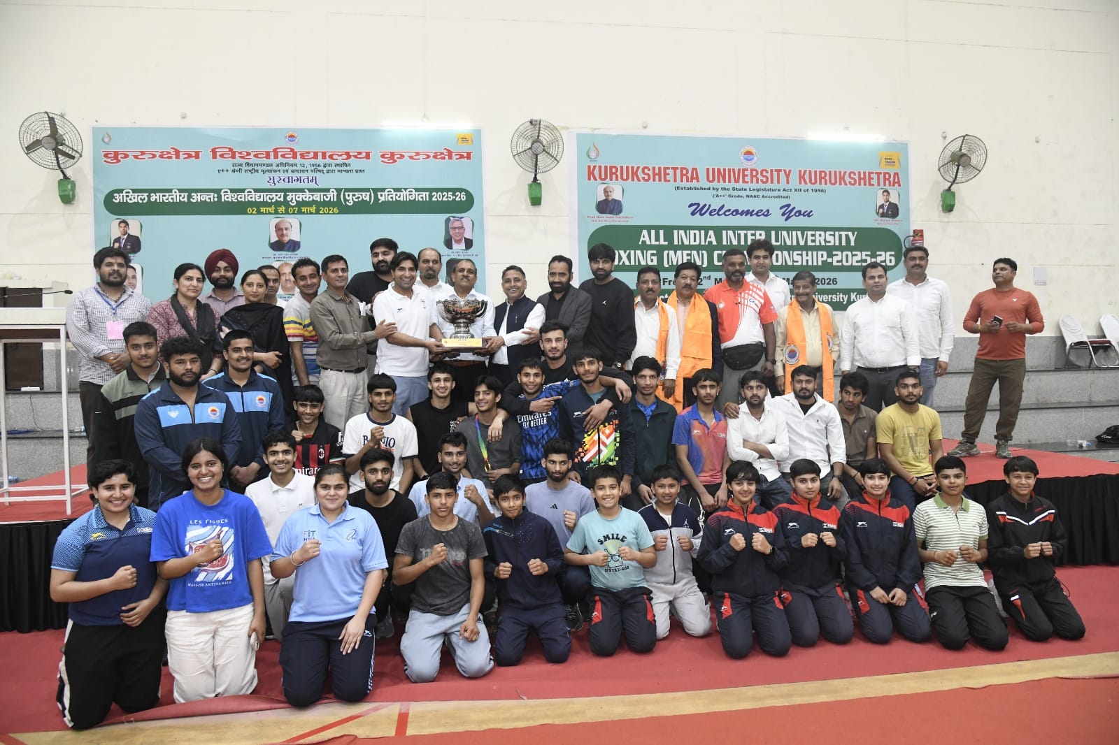 कुरुक्षेत्र। कुरुक्षेत्र विश्वविद्यालय में आयोजित अखिल भारतीय अंतर विश्वविद्यालय पुरुष बॉक्सिंग
