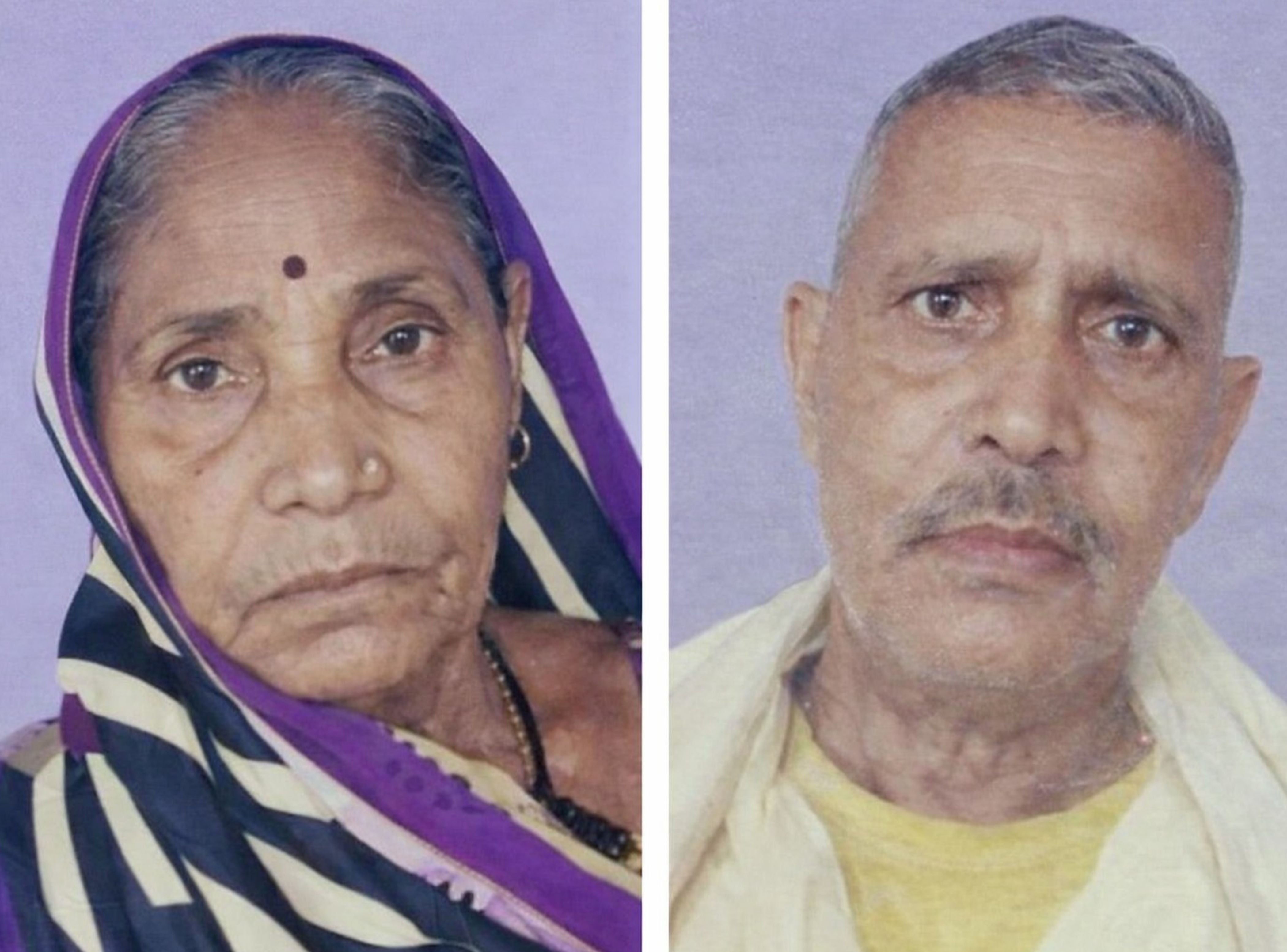 आंगन में अलग-अलग चारपाई पर मिले बुजुर्ग दंपती के शव की फाइल फोटो-31-रामबरन दिवाकर व पत्नी रूपरा आंगन में अलग-अलग चारपाई पर मिले बुजुर्ग दंपती के शव की फाइल फोटो-31-रामबरन दिवाकर व पत्नी रूपरा