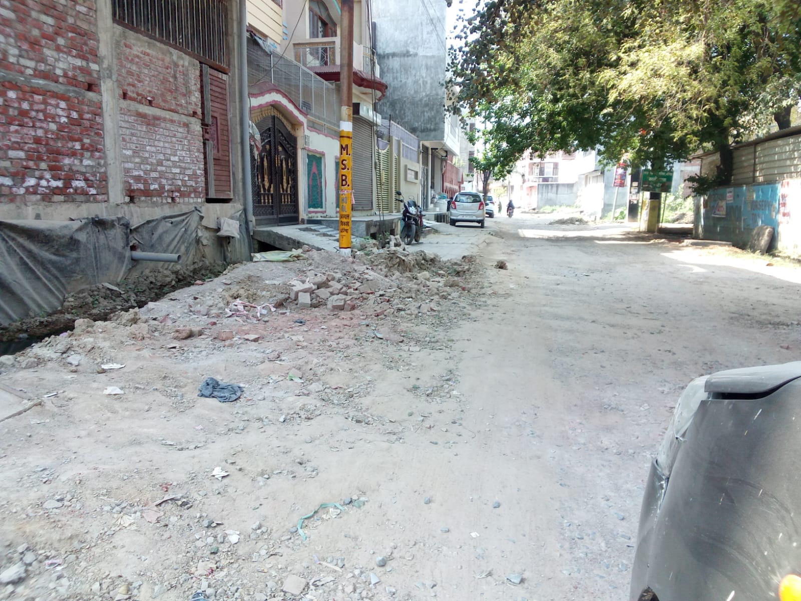 फोटो-7-आर्य नगर में सड़क को नहीं कराया गया ठीक। संवाद फोटो-7-आर्य नगर में सड़क को नहीं कराया गया ठीक। संवाद