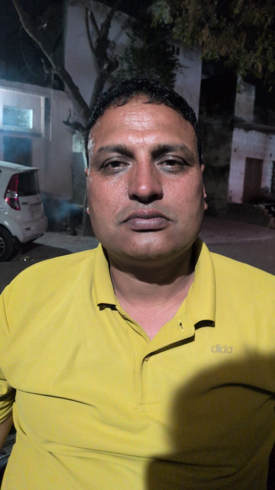 39-गांव सिंहपुरा का जलघर दिखता ग्रामीण जगबीर। संवाद