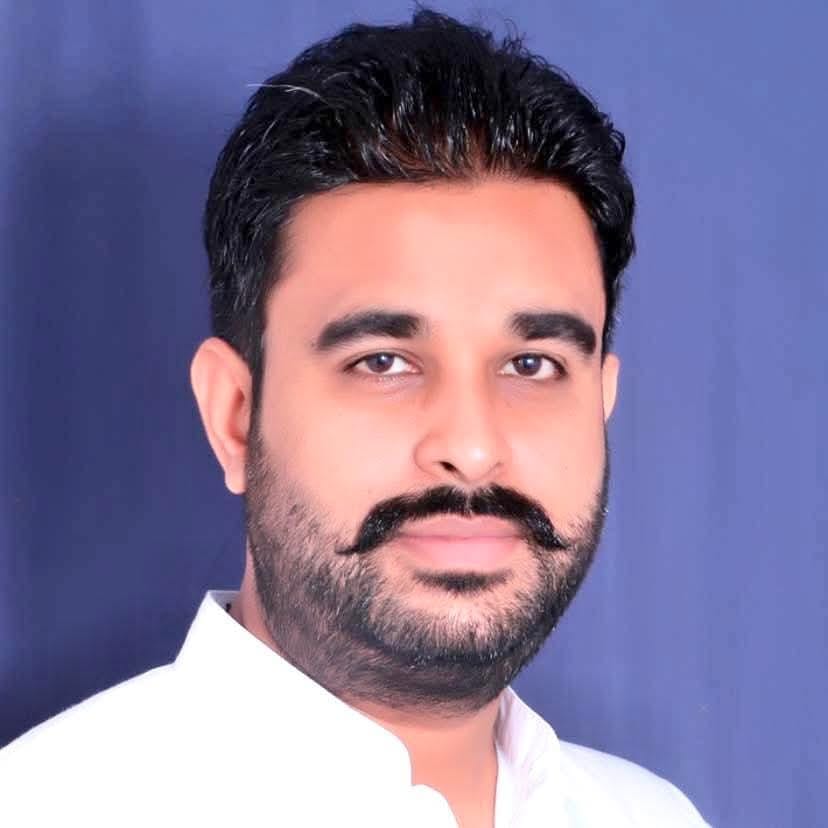 बाबैन। अखिल भारतीय कांग्रेस कमेटी ओबीसी विभाग के उपाध्यक्ष कंवरदीप सैनी।