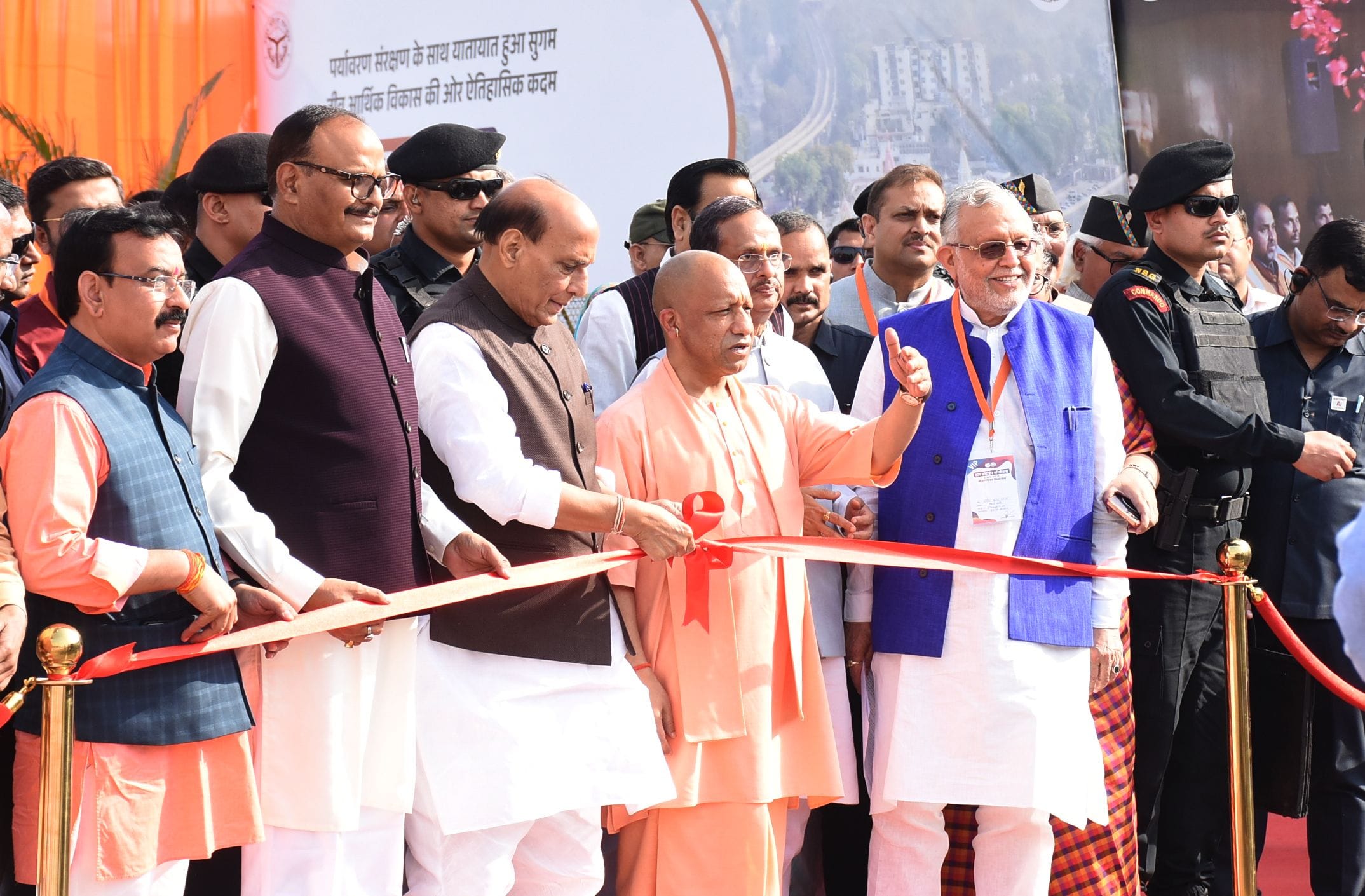 ग्रीन कॉरिडोर का उद्घाटन।