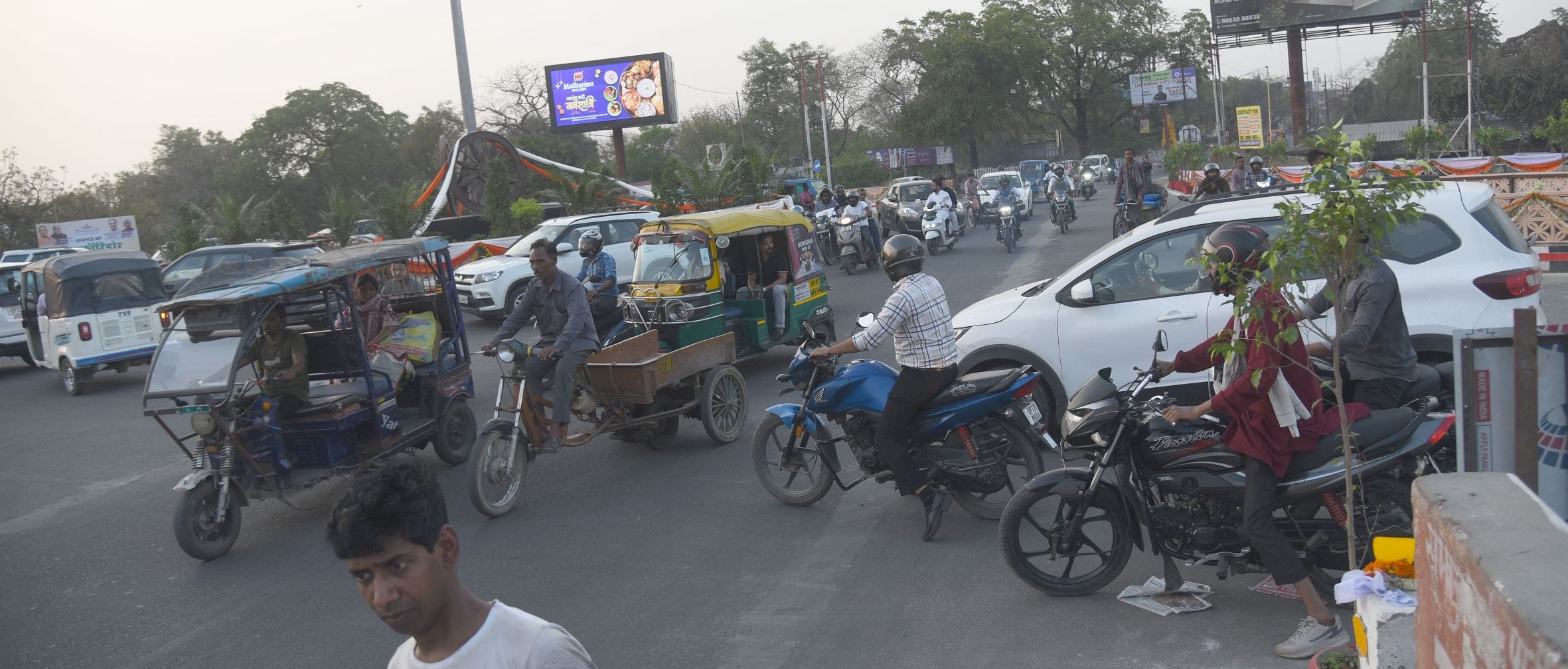 ग्रीन कॉरिडोर का उद्घाटन।