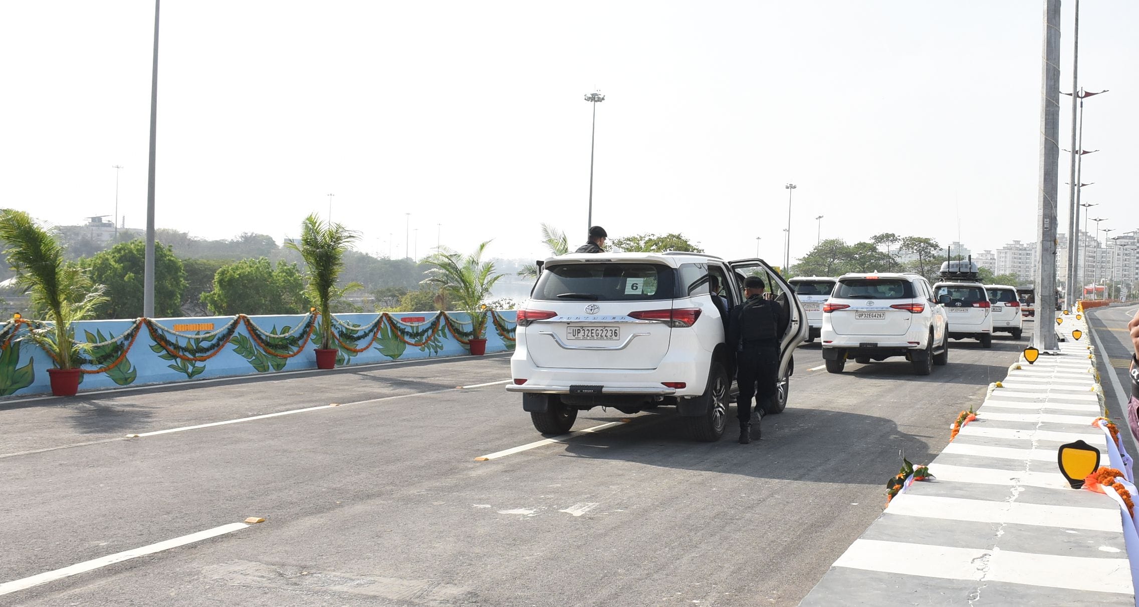 ग्रीन कॉरिडोर का उद्घाटन।