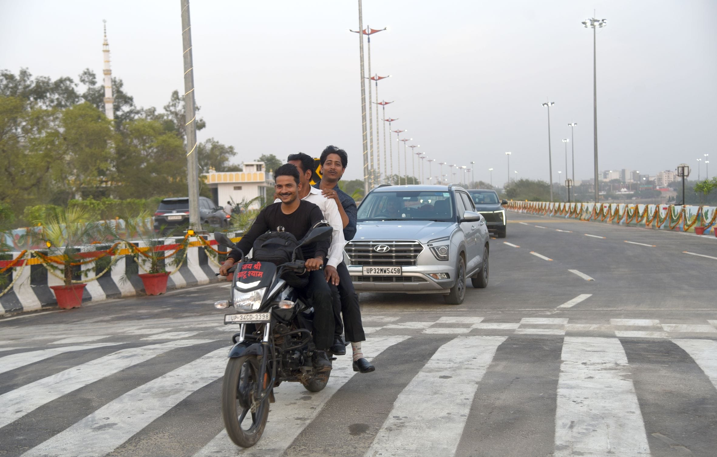 ग्रीन कॉरिडोर का उद्घाटन।