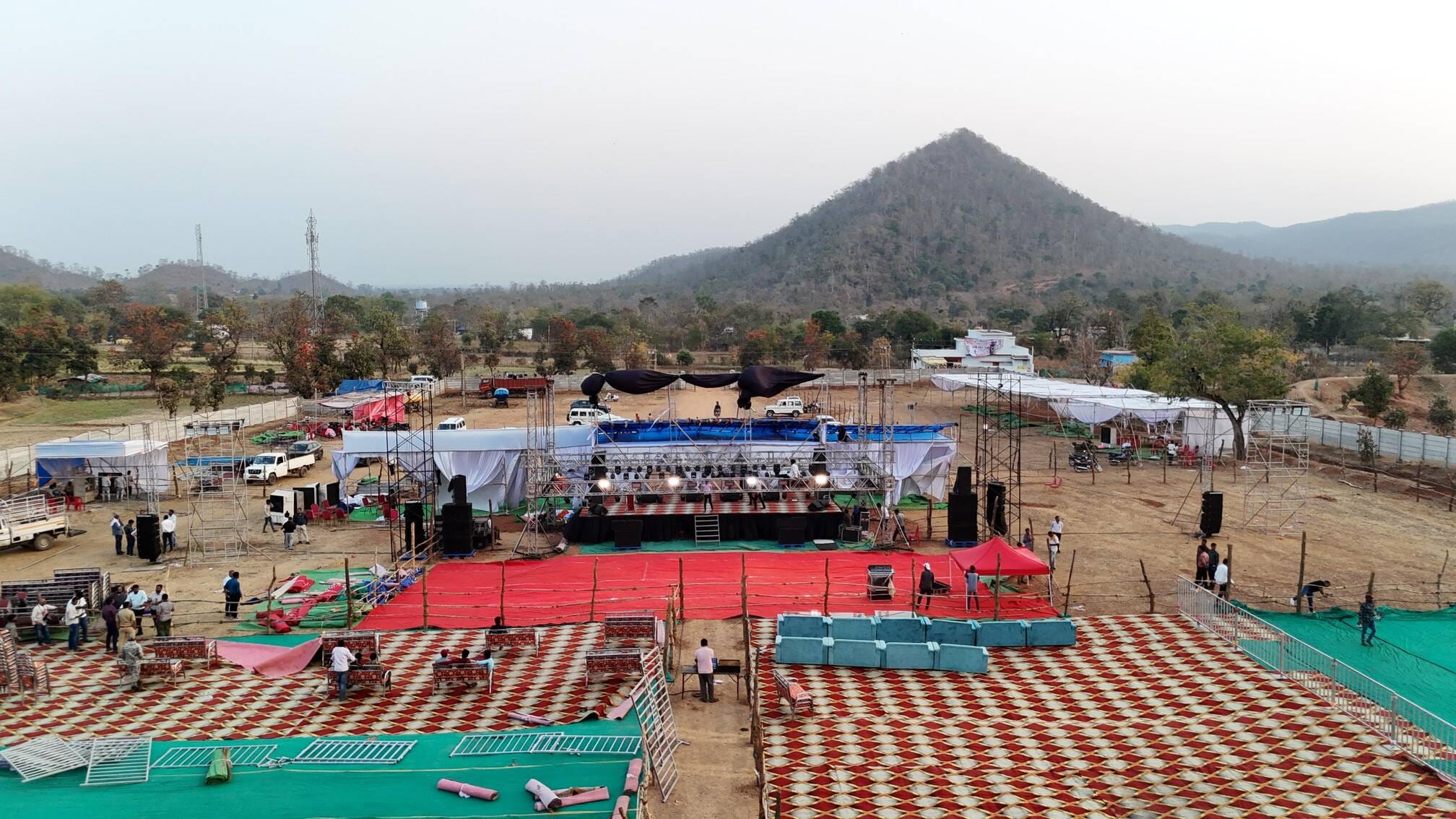 आयोजन की तैयारी जारी है