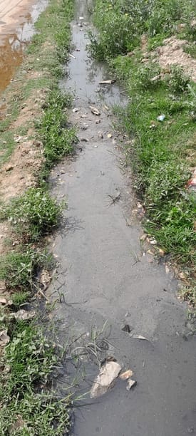 वार्ड नं.10 फकीराबाद में नाली जाम होने की वजह से सड़क पर बहता गंदा पानी- संवाद वार्ड नं.10 फकीराबाद में नाली जाम होने की वजह से सड़क पर बहता गंदा पानी- संवाद