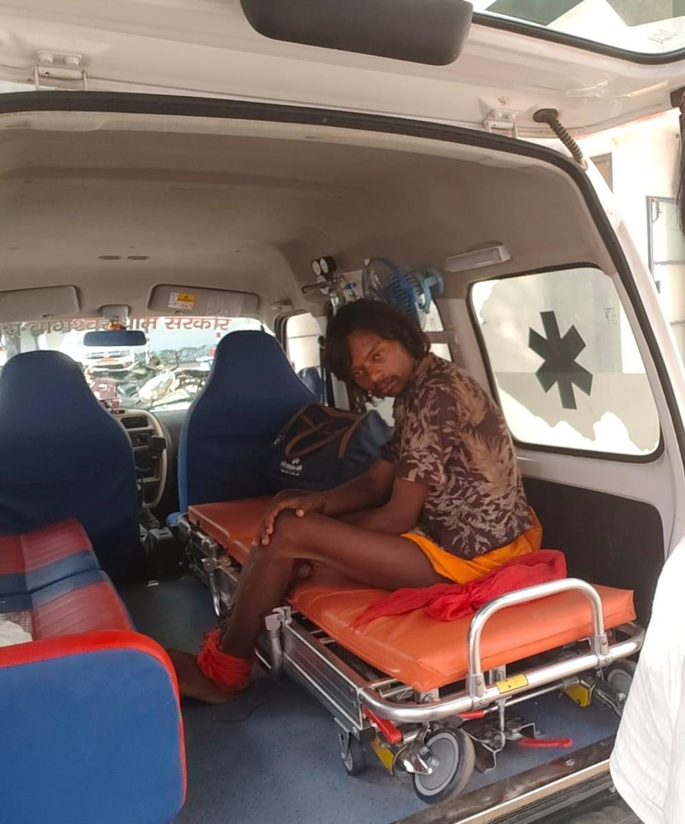 कोर्ट के आदेश पर ग्वालियर आरोग्यशाला में होगा उपचार, विधिक प्रक्रिया पूरी कर युवक को भिजवाया ग्