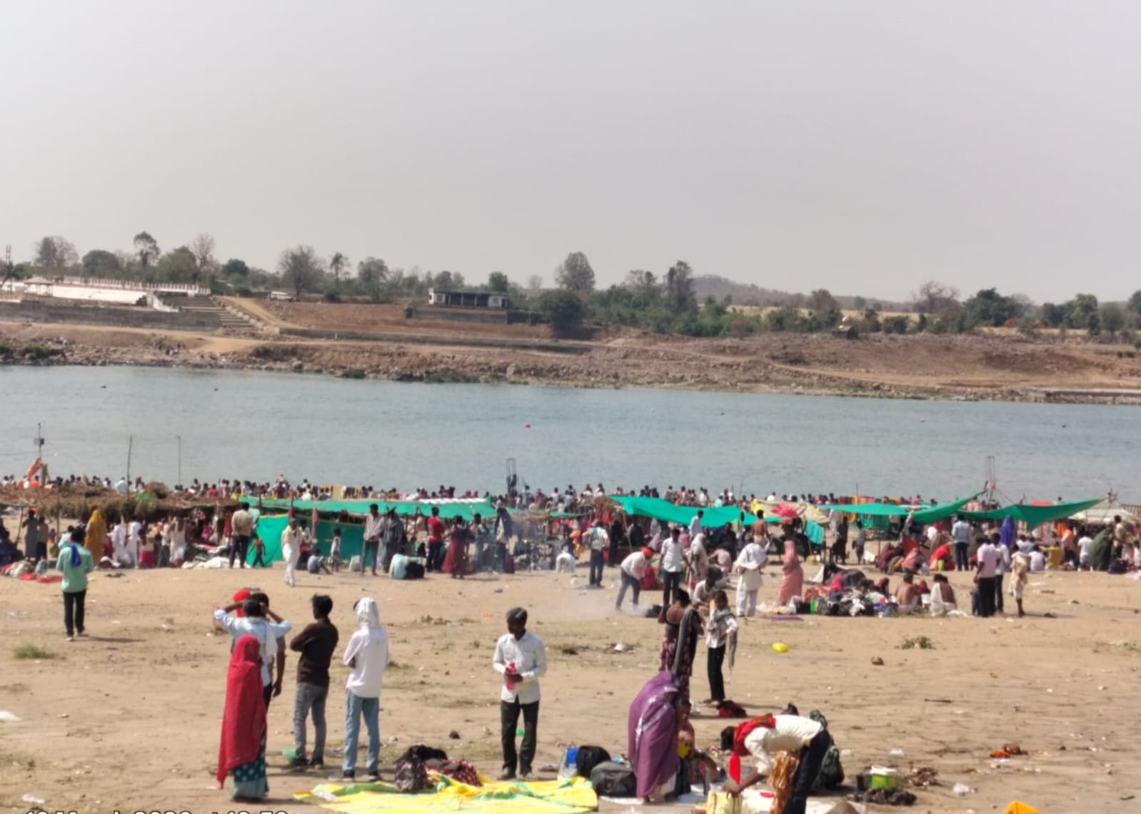 आस्था का ज्वार, नर्मदा तट पर उमड़ा