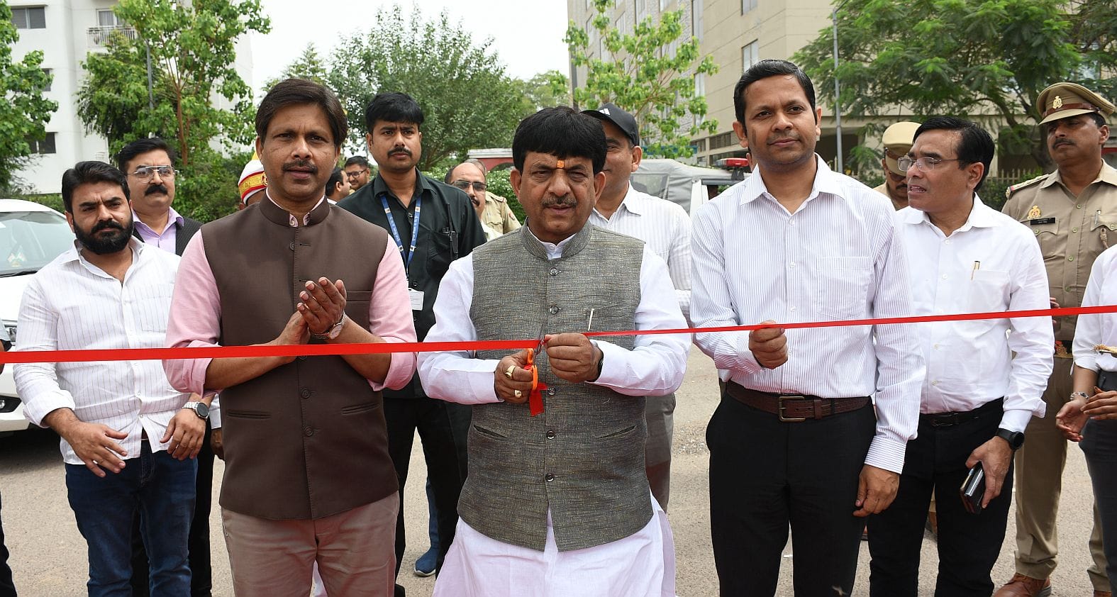 रोजगार मेले में व्यावसायिक शिक्षा एवं कौशल विकास मंत्री कपिलदेव अग्रवाल पहुंचे।