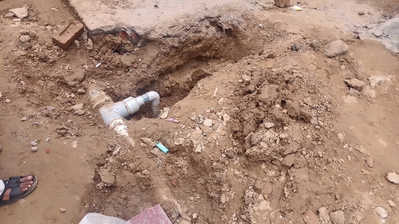 शहर की निर्माणाधीन डॉ. धुड़िया की गली। संवाद