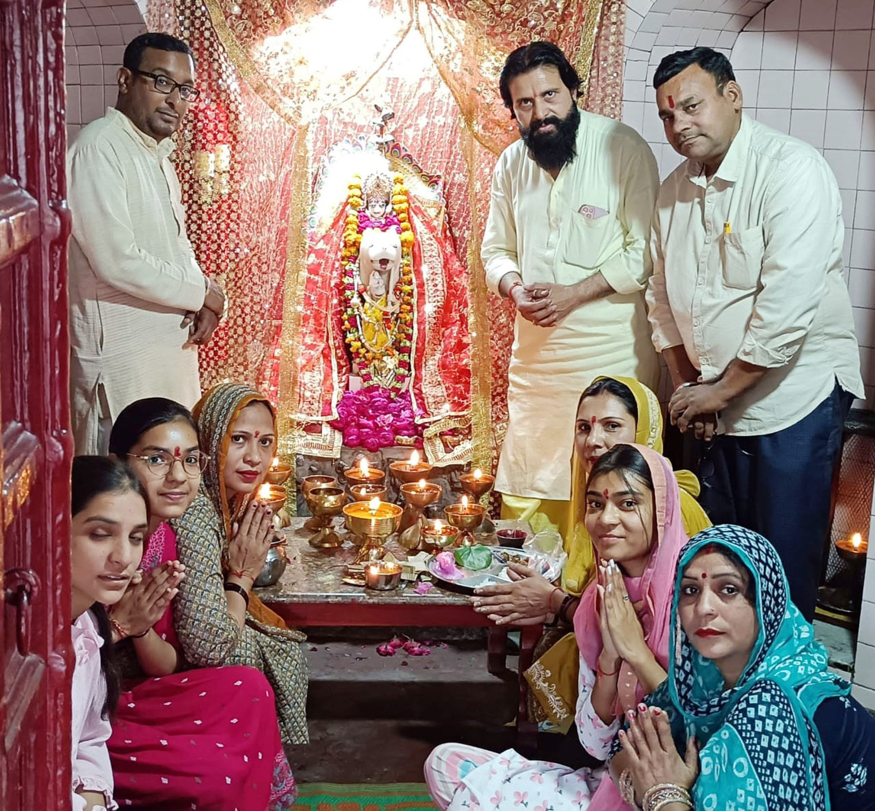 कलायत में स्थित मां क.ात्यायनी का श्रीविग्रह कलायत में स्थित मां क.ात्यायनी का श्रीविग्रह