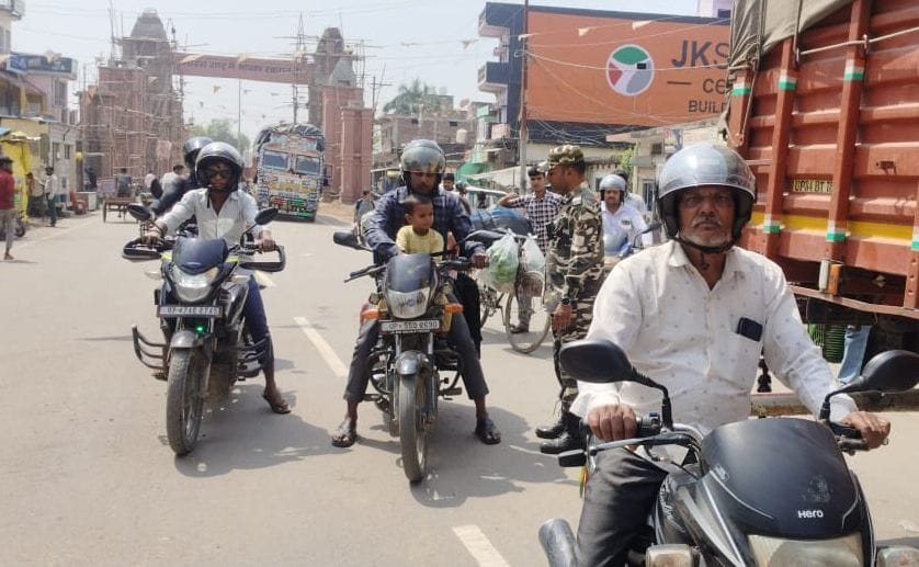 सीमा से सटे नेपाल के कृष्णानगर में बंद पड़ा मार्केट। संवाद