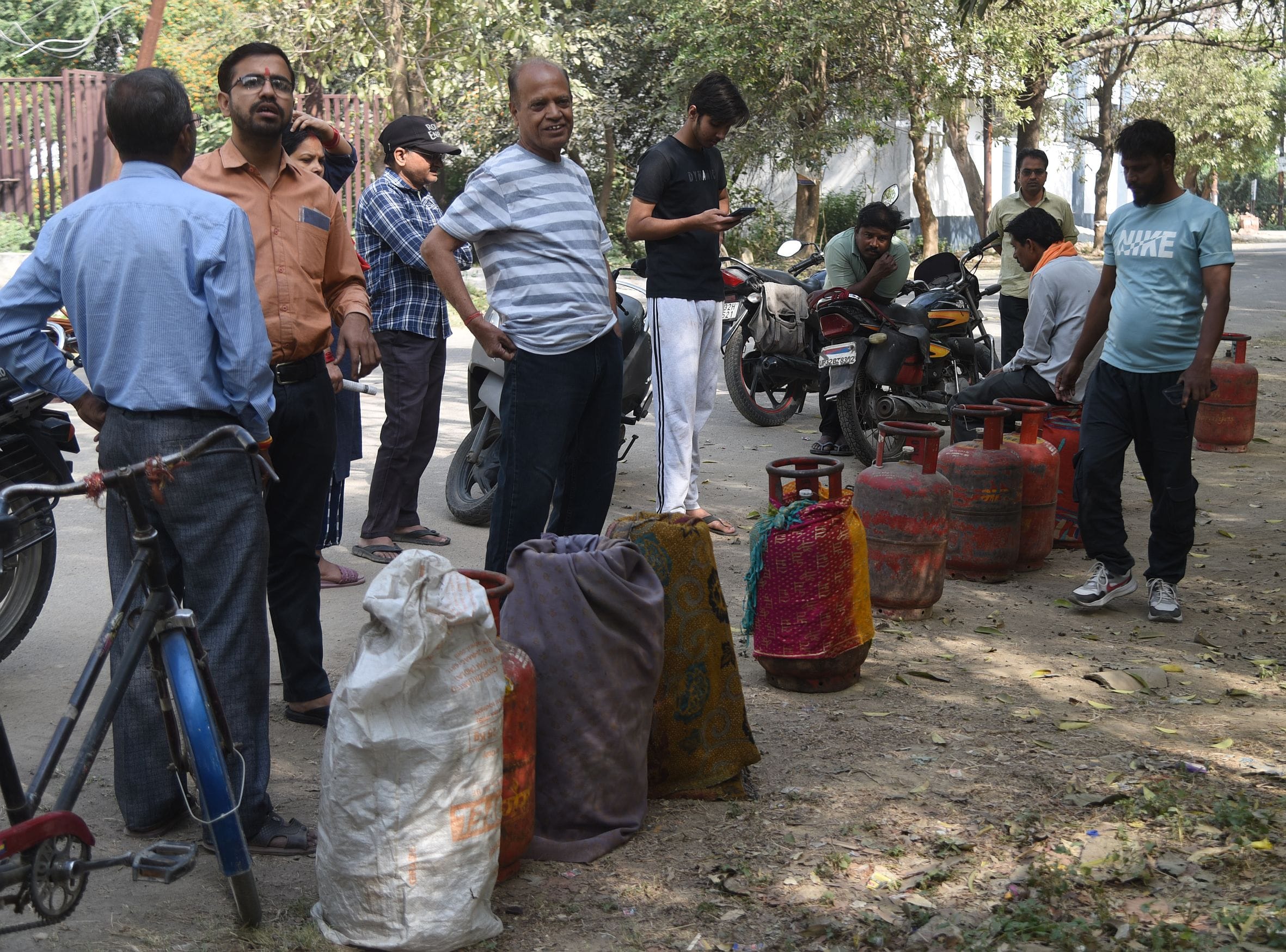 गैस संकट।