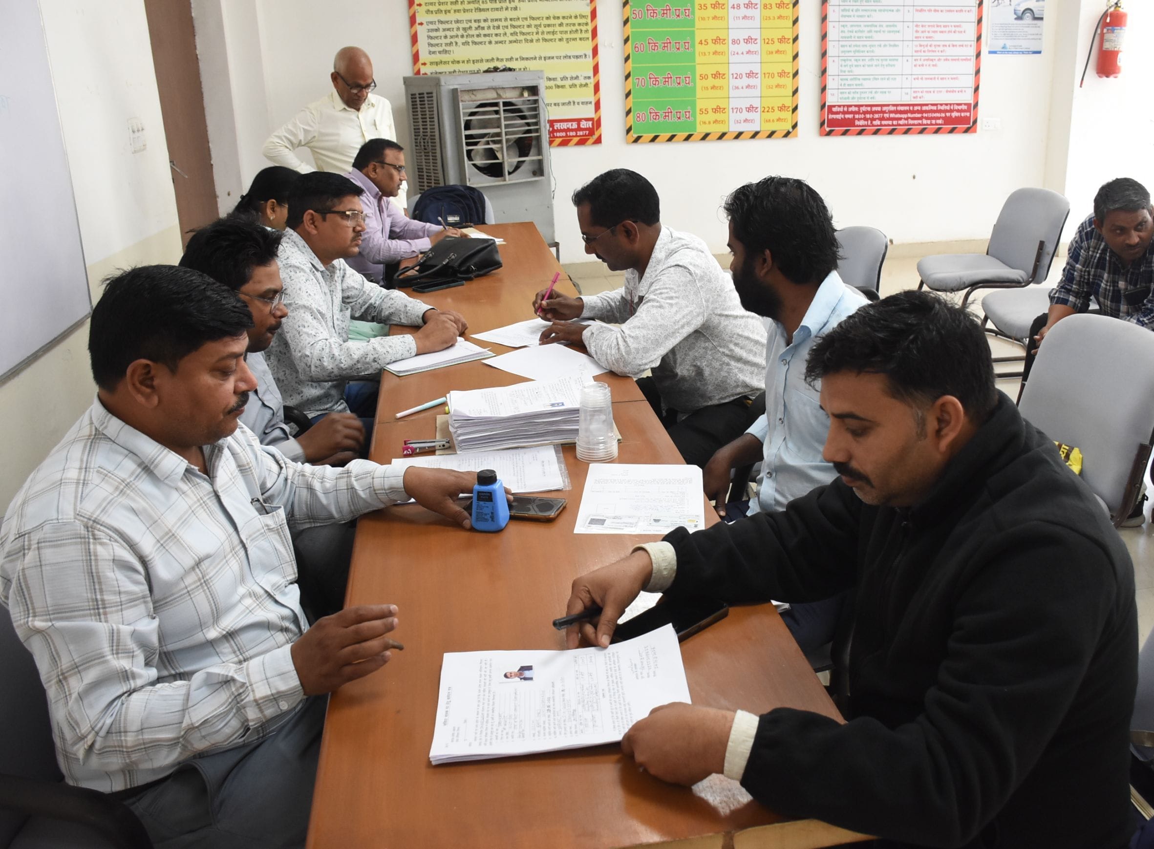 परिवहन विभाग की ओर से मंगलवार को भर्ती मेले में मंगलवार को 21 चालकों की भर्ती संविदा पर की गई।