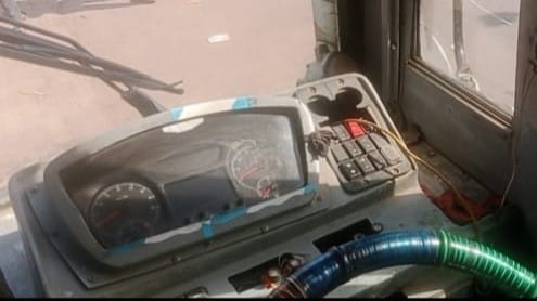 फोटो 29 एचएएमपी 10- उरई डिपो बस का खाली फर्स्ट एड बॉक्स। संवाद