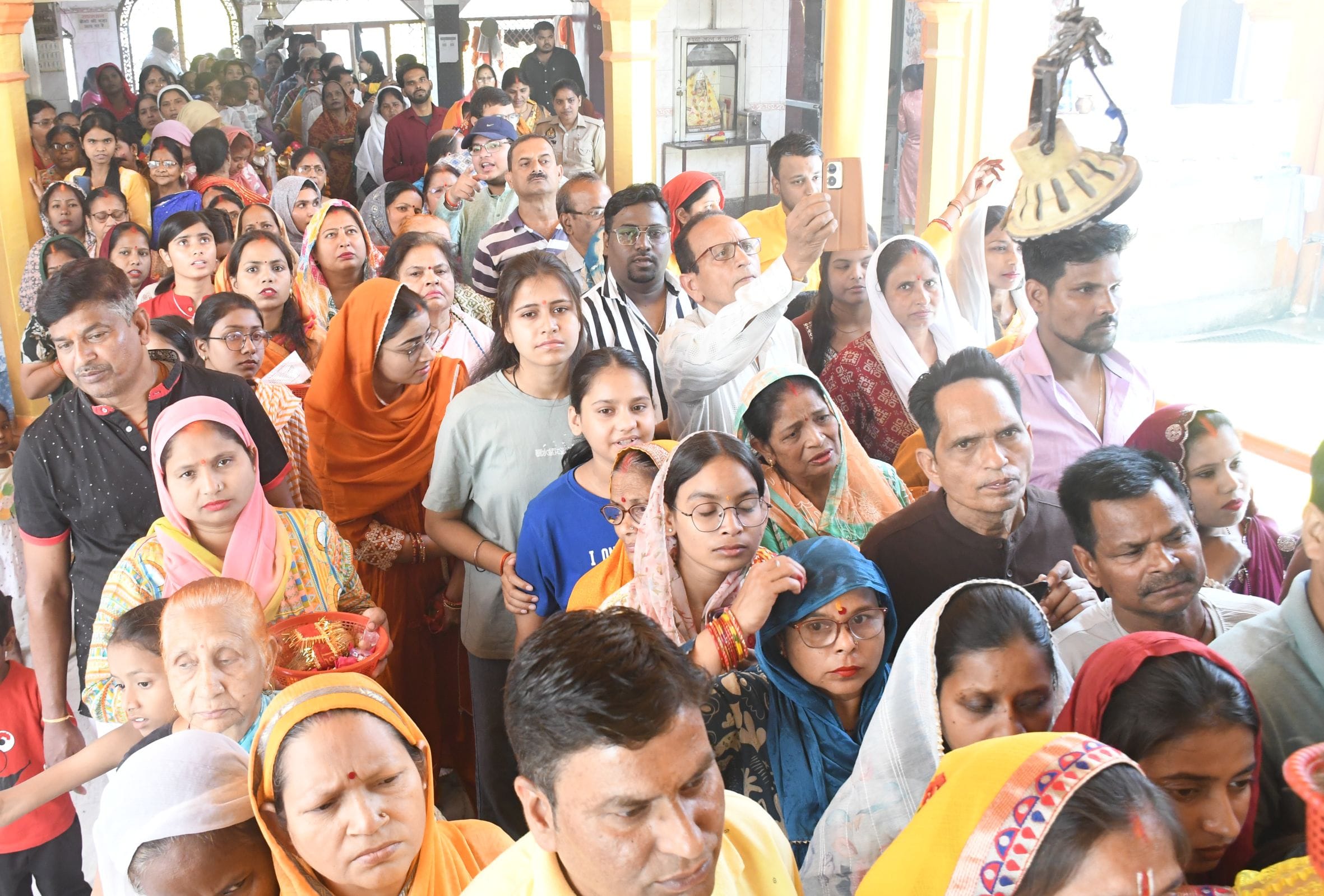 संदोहन देवी मंदिर में छह महीने बाद हुए मां के चरण दर्शन संदोहन देवी मंदिर में छह महीने बाद हुए मां के चरण दर्शन
