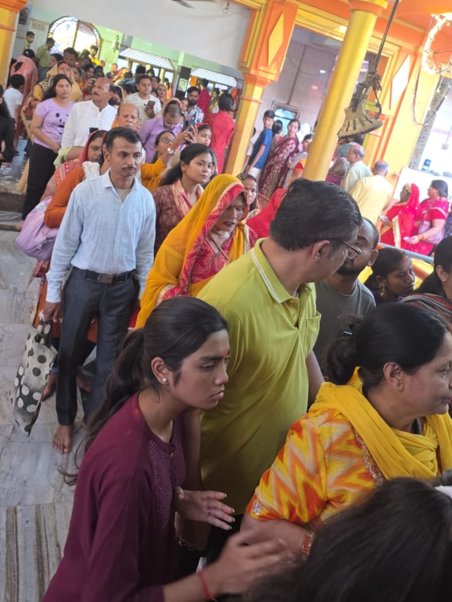 संदोहन देवी मंदिर में छह महीने बाद हुए मां के चरण दर्शन संदोहन देवी मंदिर में छह महीने बाद हुए मां के चरण दर्शन