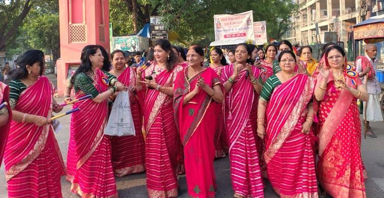 पालकी यात्रा से दिया अहिंसा का संदेश पालकी यात्रा से दिया अहिंसा का संदेश