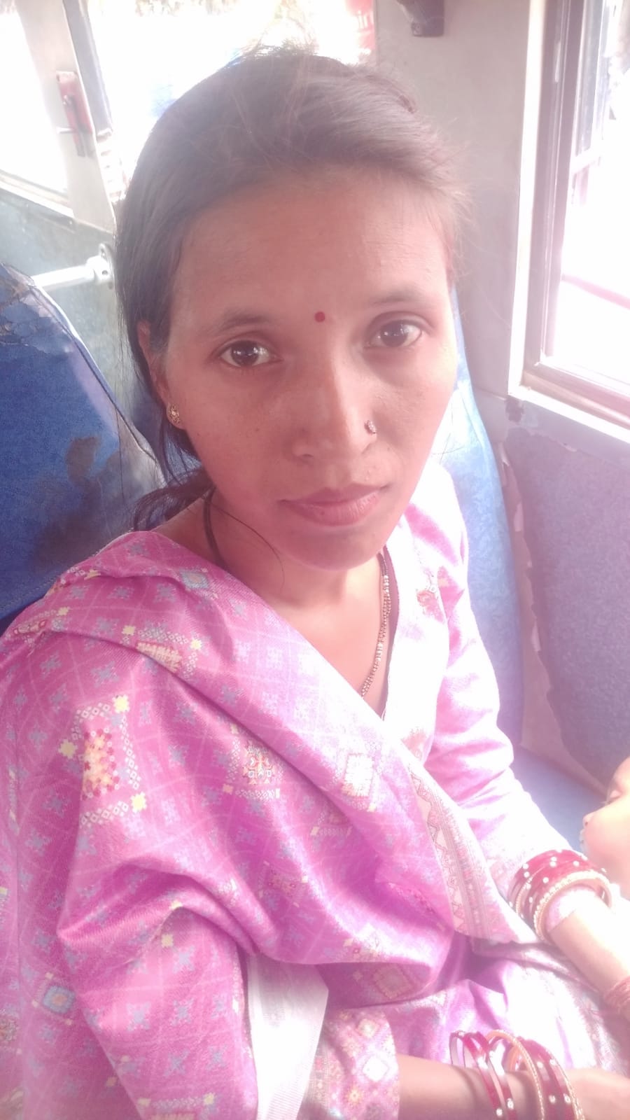 खुडद्राविल निवासी महिला यात्री मथुरा देवी। खुडद्राविल निवासी महिला यात्री मथुरा देवी।