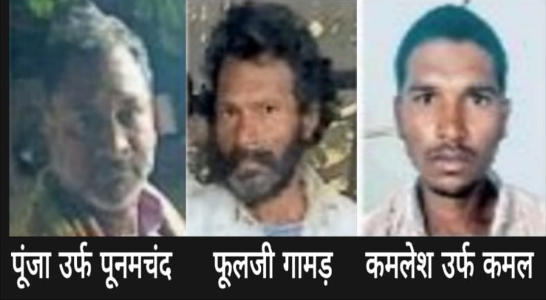 रूपली बाई और उसके पुत्र पीरू व दिलीप