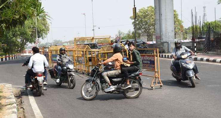 ग्रीन कॉरिडोर का हाल। ग्रीन कॉरिडोर का हाल।