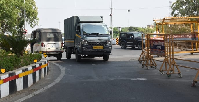 ग्रीन कॉरिडोर का हाल। ग्रीन कॉरिडोर का हाल।