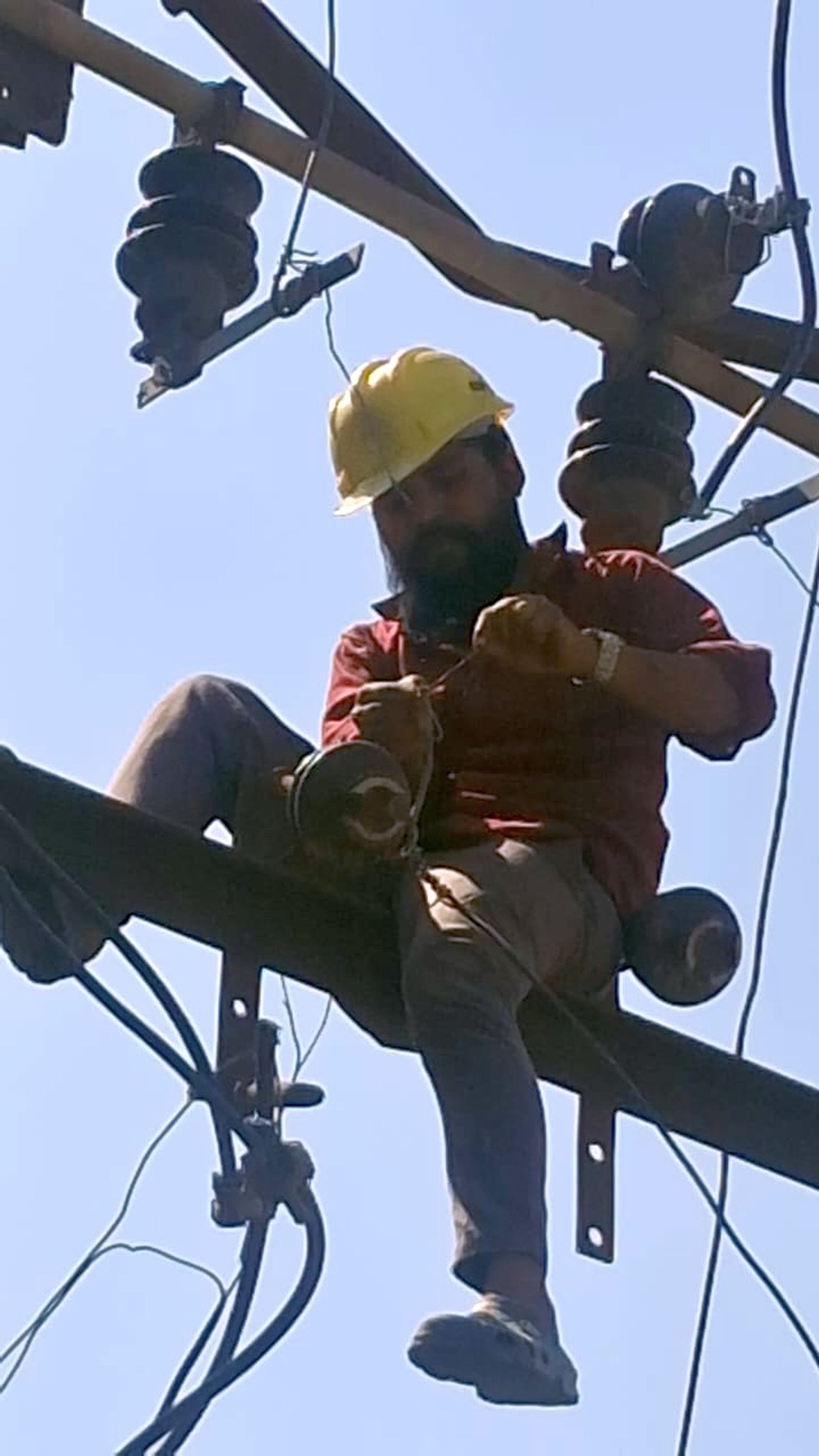 फोटो- 11- विद्युत खंभों पर इस तरह उलझी दिखी पेड़ों की डालियां। संवाद फोटो- 11- विद्युत खंभों पर इस तरह उलझी दिखी पेड़ों की डालियां। संवाद