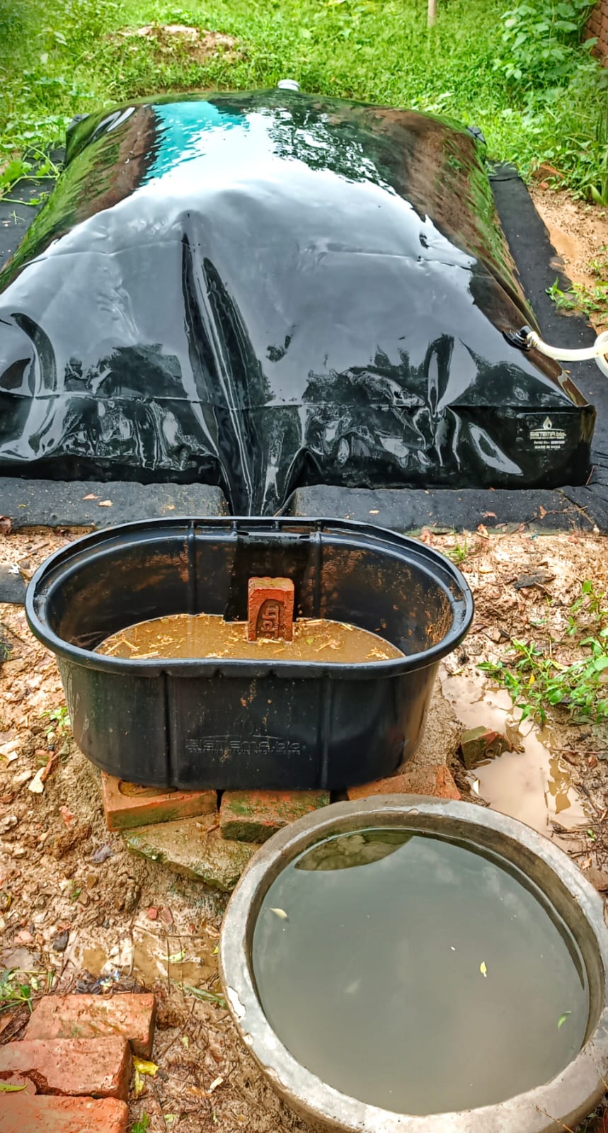बायोगैस प्लांट दिखाती सोना देवी । संवाद