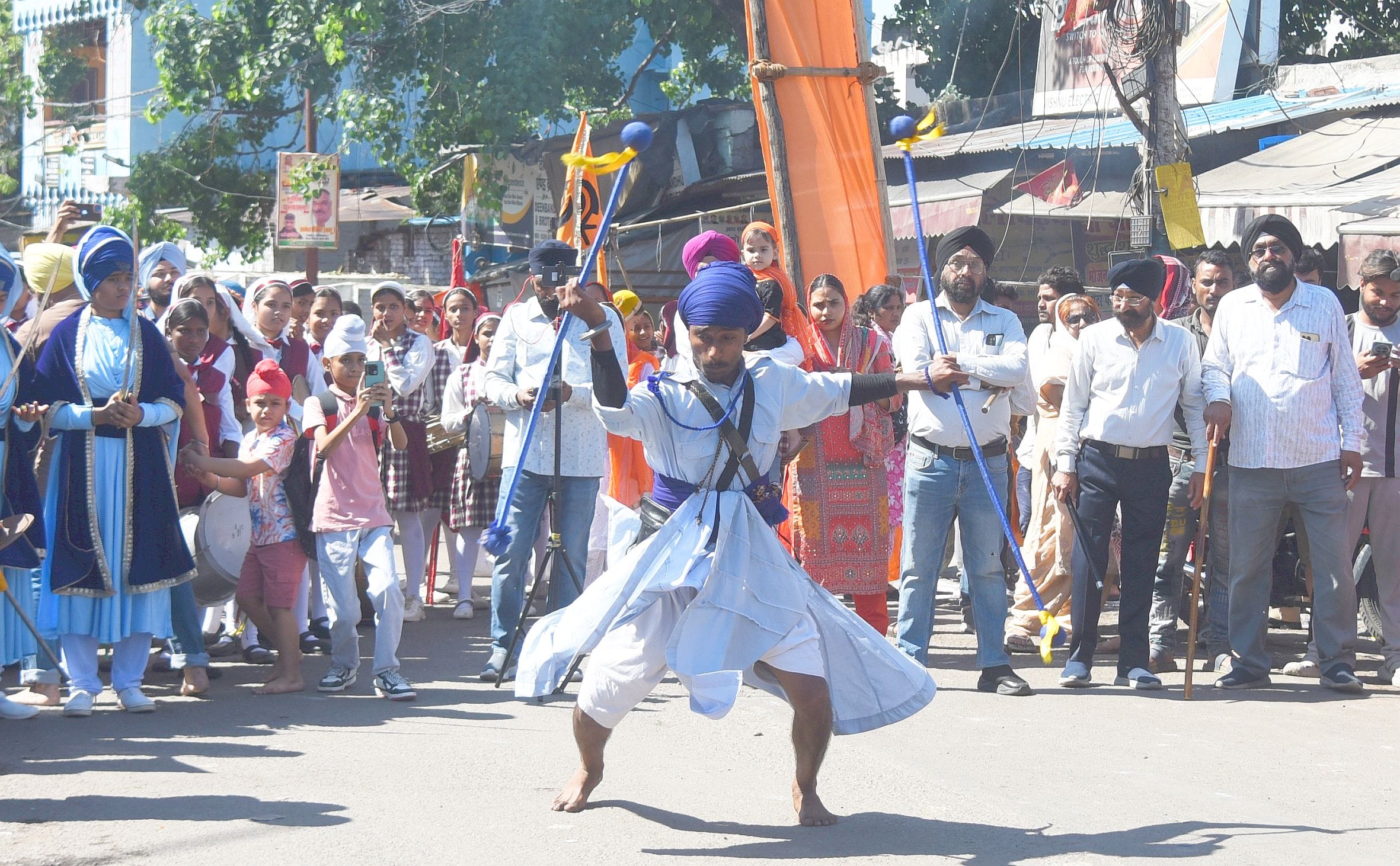  श्री गुरु तेग बहादुर साहिब के प्रकाश पर्व के पावन अवसर पर ऐतिहासिक गुरुद्वारा नाका हिंडोला से 