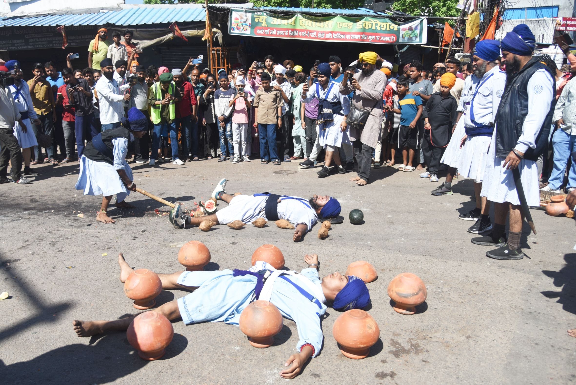  श्री गुरु तेग बहादुर साहिब के प्रकाश पर्व के पावन अवसर पर ऐतिहासिक गुरुद्वारा नाका हिंडोला से 