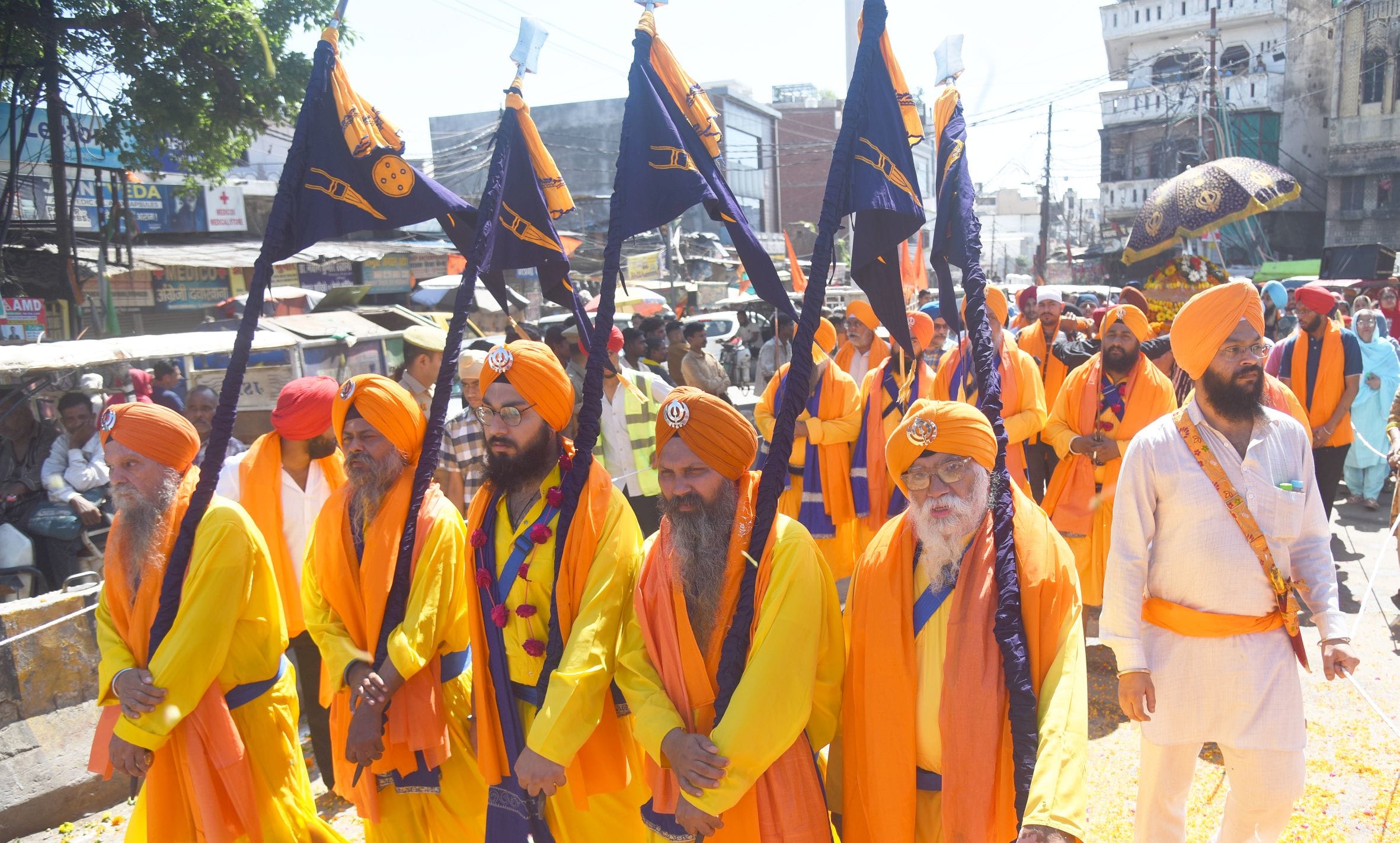  श्री गुरु तेग बहादुर साहिब के प्रकाश पर्व के पावन अवसर पर ऐतिहासिक गुरुद्वारा नाका हिंडोला से 