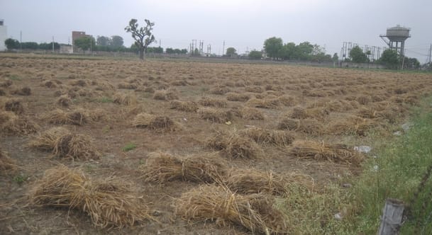 बारिश होने से गढ़ रोड पर सड़क किनारे हुआ जलभराव। संवाद