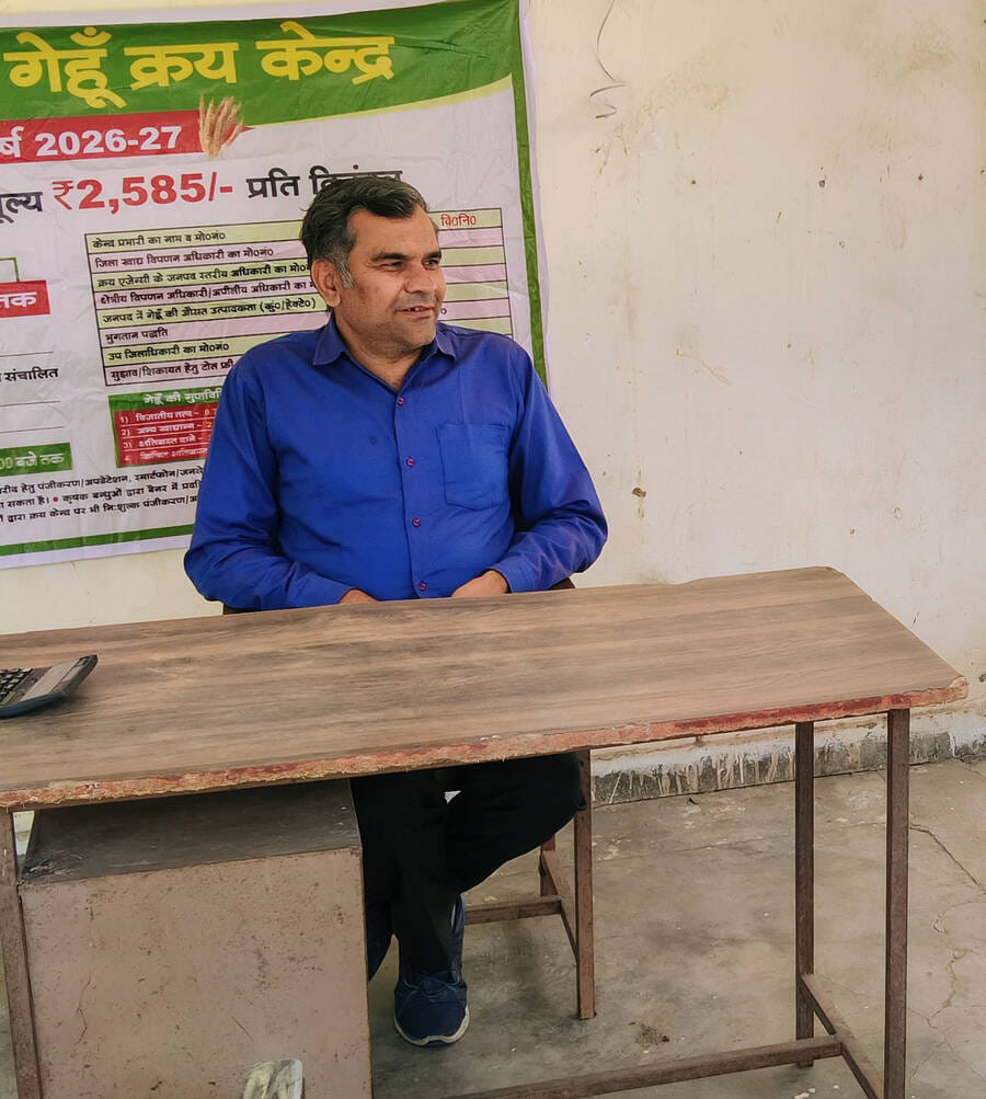 हस्तिनापुर में सुनसान पड़ा एफसीआई का गेहूं खरीद केंद्र स्रोत संवाद