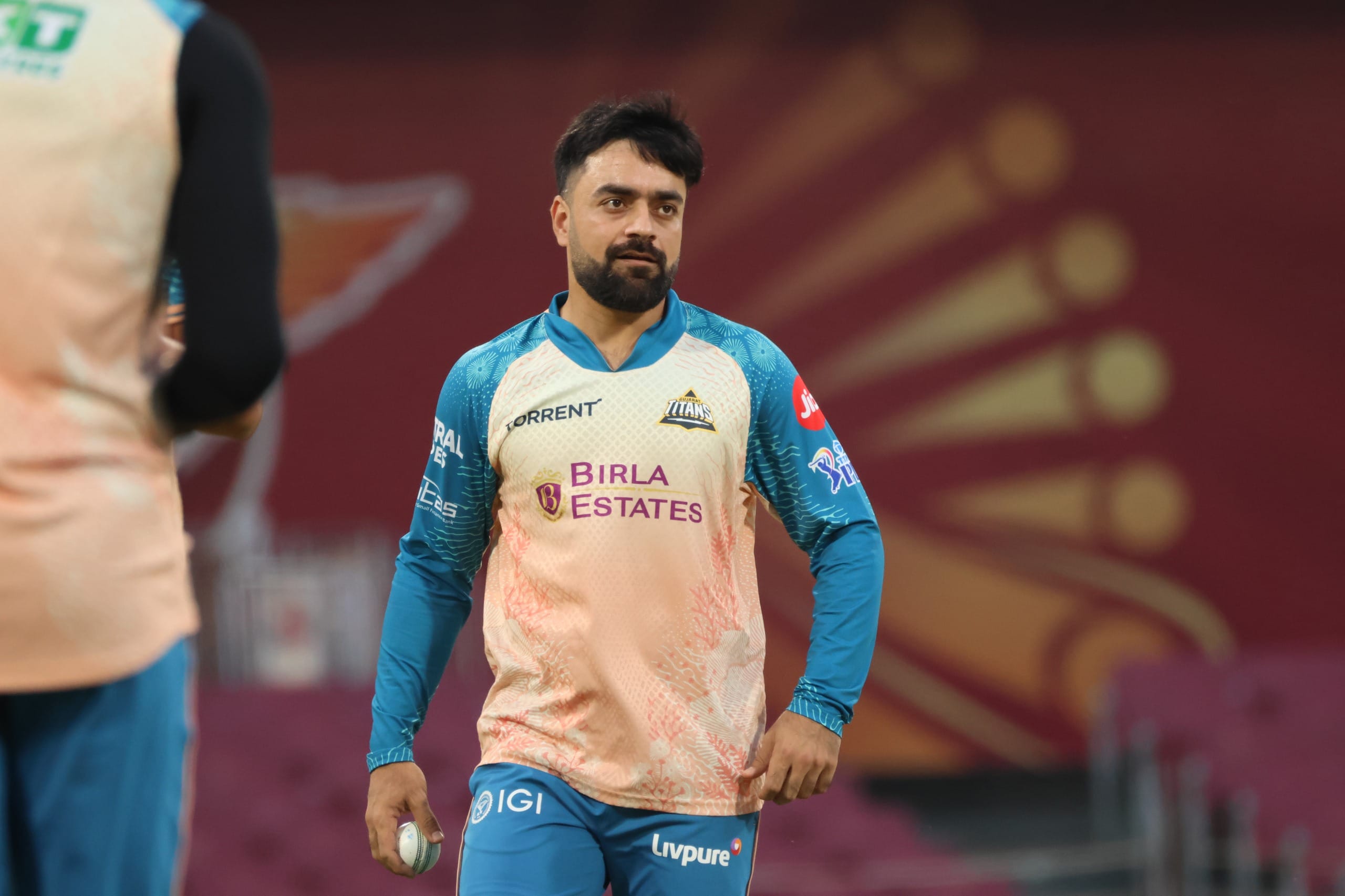 इकाना स्टेडियम में अभ्यास करते गुजरात टाइटंस के खिलाड़ी। इकाना स्टेडियम में अभ्यास करते गुजरात टाइटंस के खिलाड़ी।