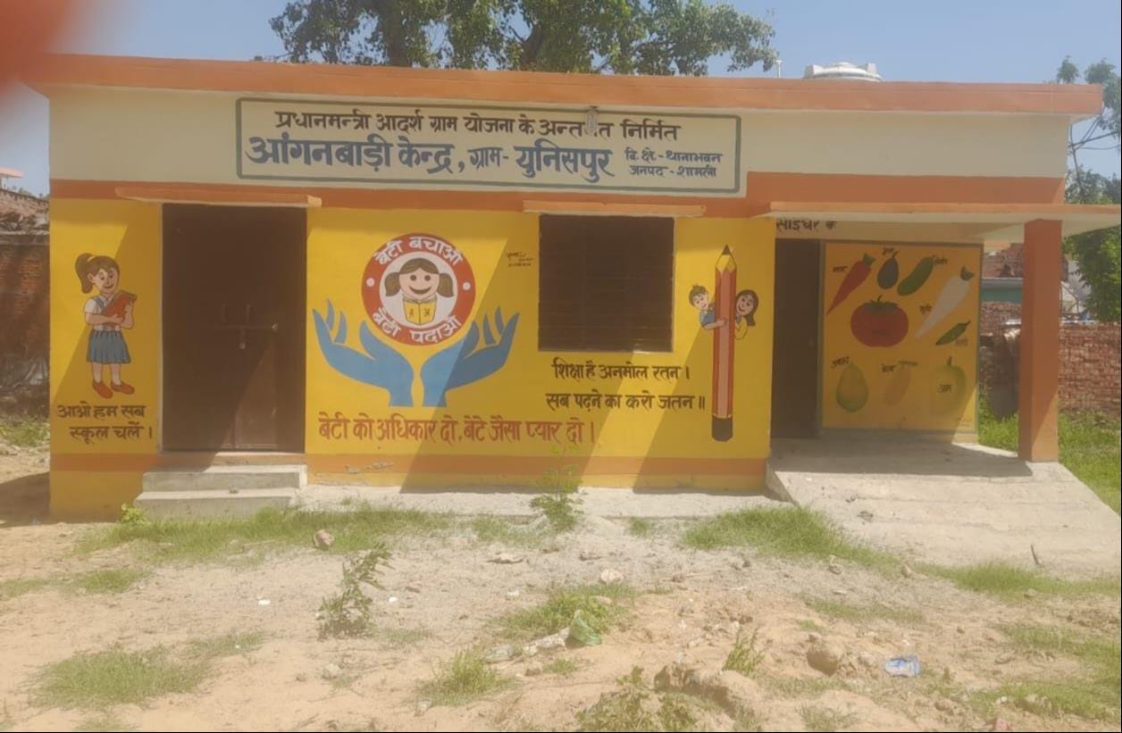 कंपोजिट विद्यालय सिंभालका स्थित आंगनबाड़ी केंद्र पर खाली पड़ा कमरा. संवाद कंपोजिट विद्यालय सिंभालका स्थित आंगनबाड़ी केंद्र पर खाली पड़ा कमरा. संवाद