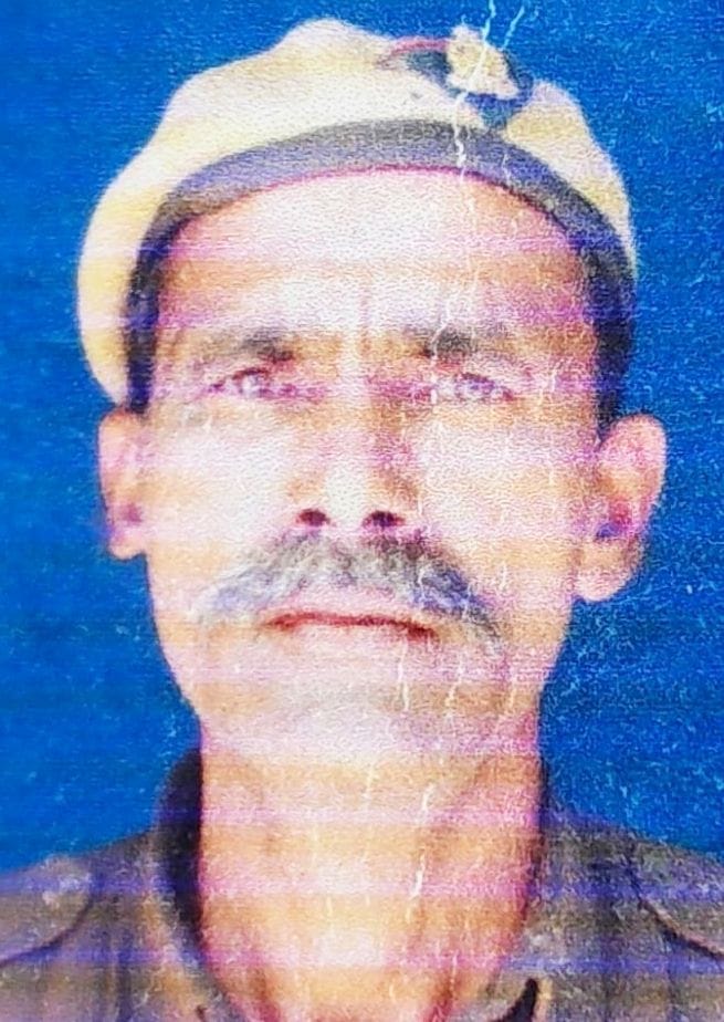 फोटो-28- फाइल फोटो होमगार्ड ज्ञान सिंह। स्रोत परिजन