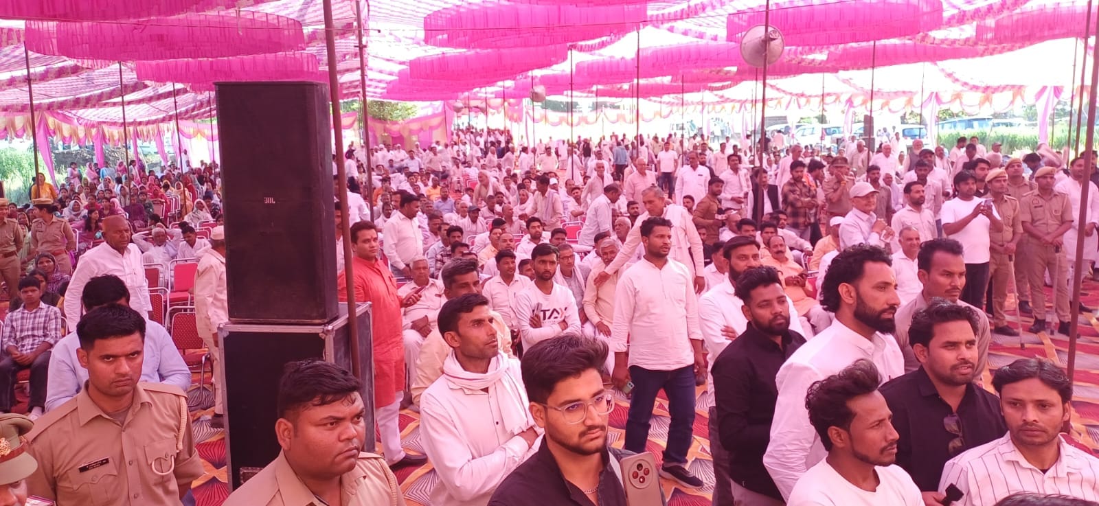 नकुड़ के गांव बाधी में कार्यक्रम को संबोधित करते मंत्री असीम अरुण। संवाद नकुड़ के गांव बाधी में कार्यक्रम को संबोधित करते मंत्री असीम अरुण। संवाद