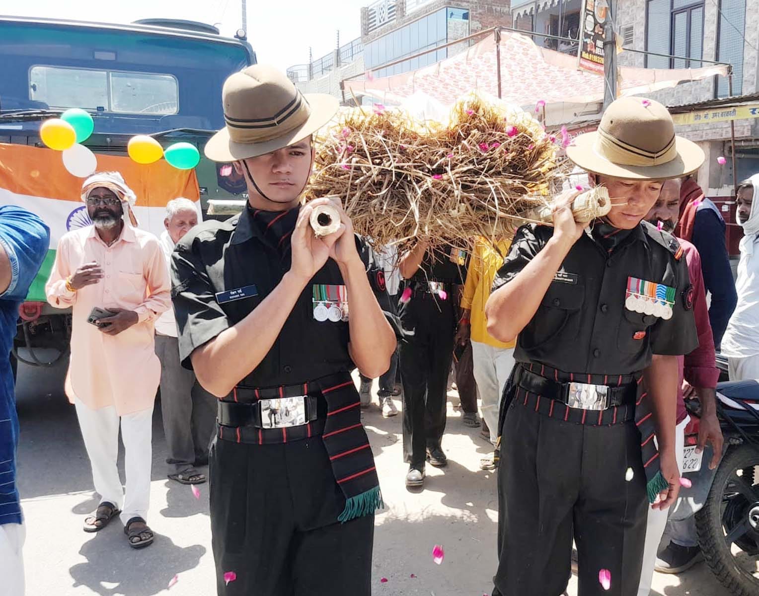 सेना की मेडिकल कोर से नायक पद से सेवानिवृत्त छोटेलाल वर्मा का फाइल फोटो। स्रोत : परिजन