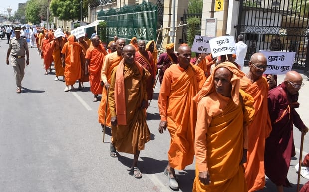 आंबेडकर महासभा ने निकाला विश्व शांति मार्च