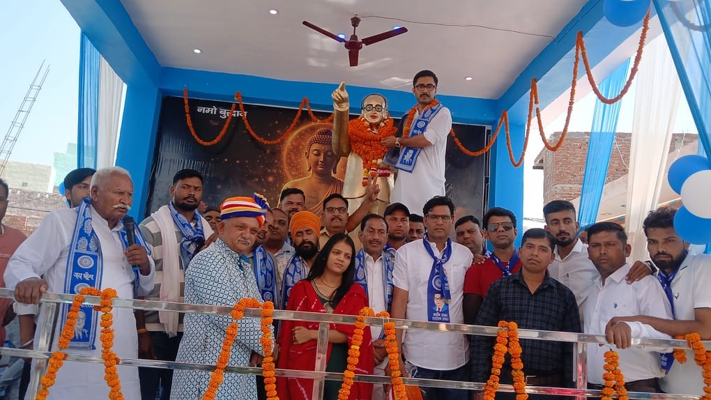 आंबेडकर जयंती पर ग्रामीण अंचलों में निकलीं शोभायात्राएं। संवाद आंबेडकर जयंती पर ग्रामीण अंचलों में निकलीं शोभायात्राएं। संवाद