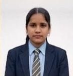 डीएवी स्कूल रिकांगपिओ की विदिशा नेगी ने पाए 95 प्रतिशत अंक। स्रोत : स्कूल प्रबंधन