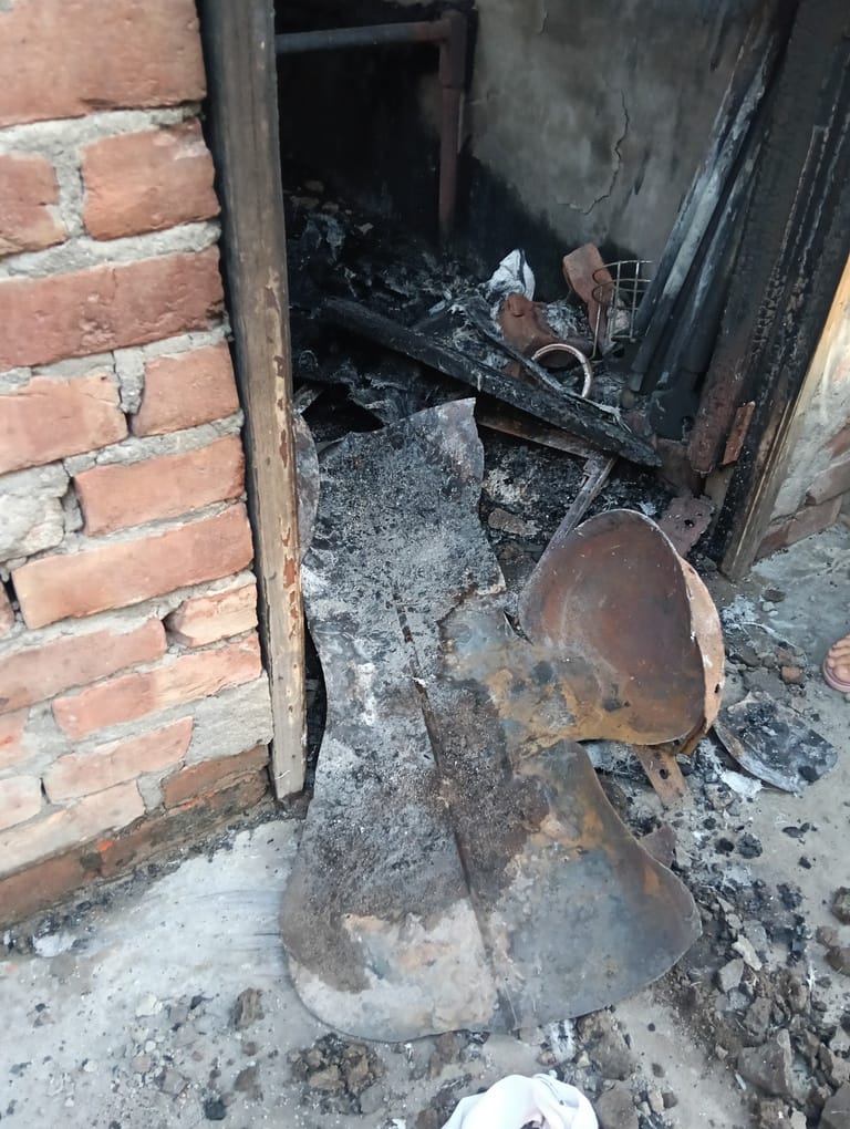 नागरिक अस्पताल में भर्ती नसीम। संवाद