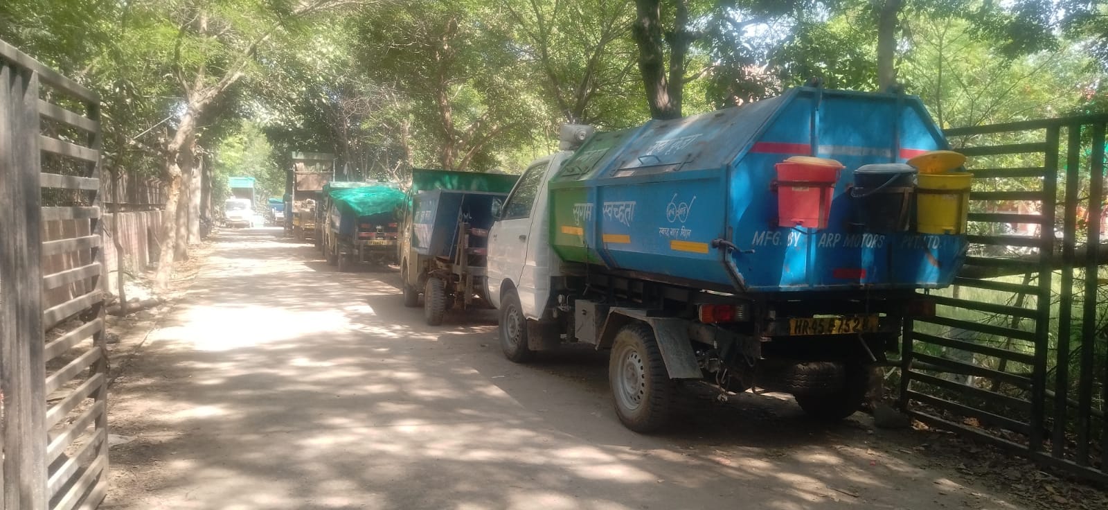 कुरुक्षेत्र। सेक्टर 13 में लगा कचरे का ढेर। संवाद