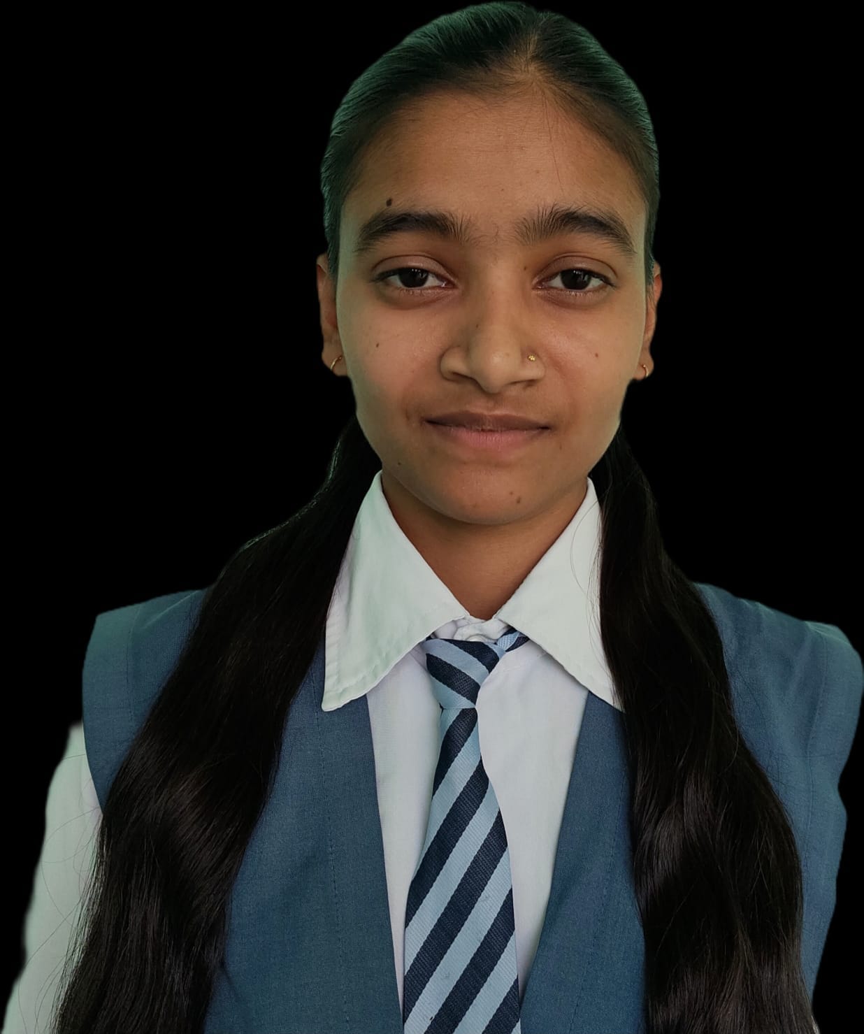 आकृति सिंह(90.6) टॉप टेन, इंटरगुरुद्वारा इंटर कालेज चोपन