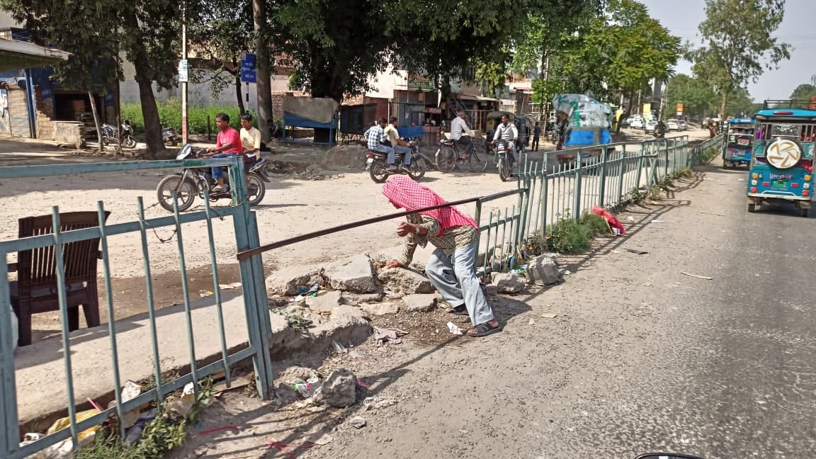 चांदपुर में बंद पड़ा अंडरपास। संवाद