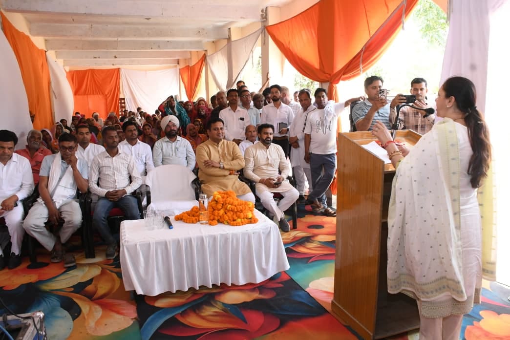 कुरुक्षेत्र। कार्यक्रम के दौरान संबोधन देती हरियाणा राज्य बाल कल्याण परिषद की उपाध्यक्षा सुमन स