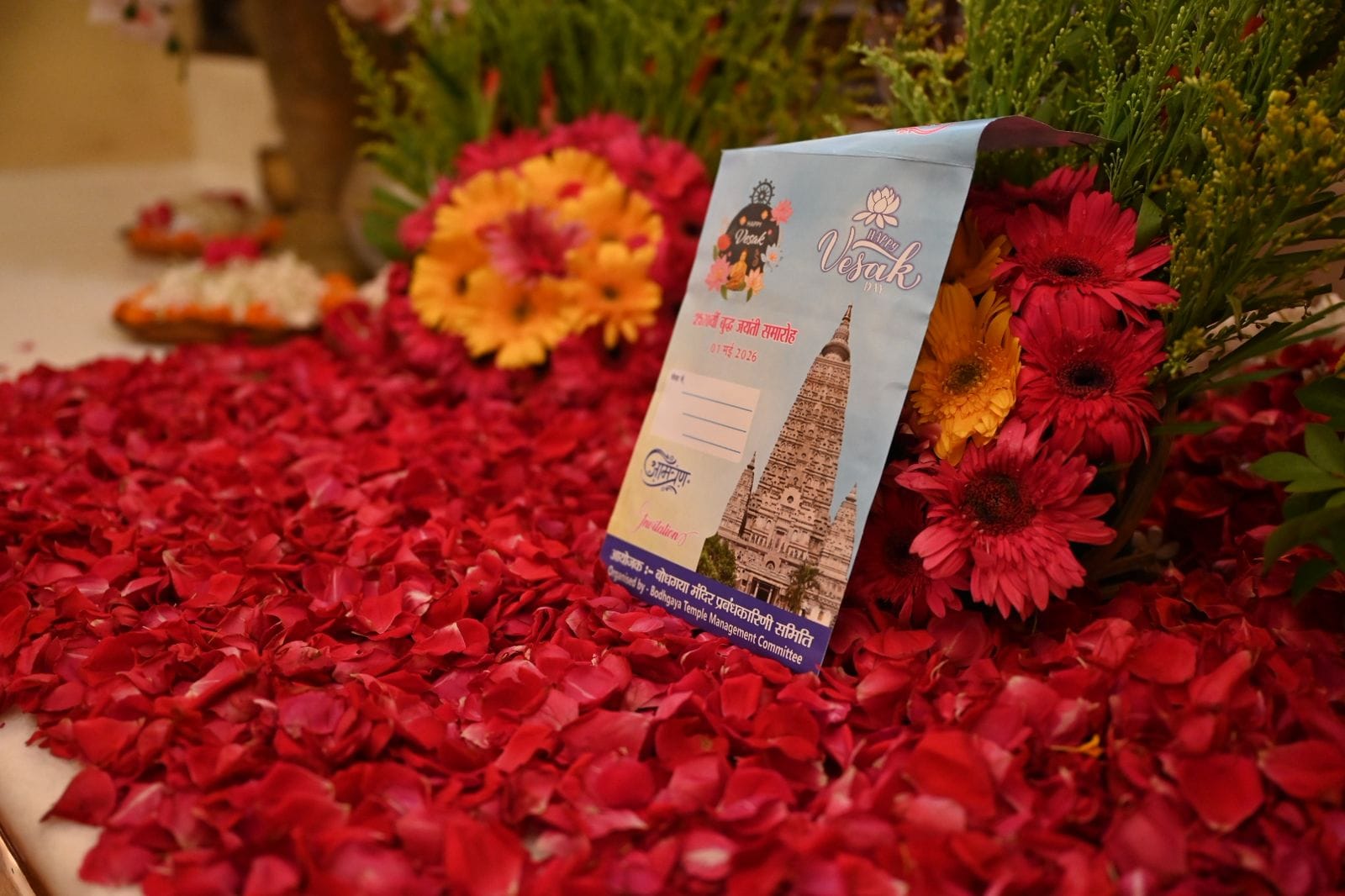 बुद्ध पूर्णिमा की तैयारियों का जायजा लेते बीटीएमसी सचिव